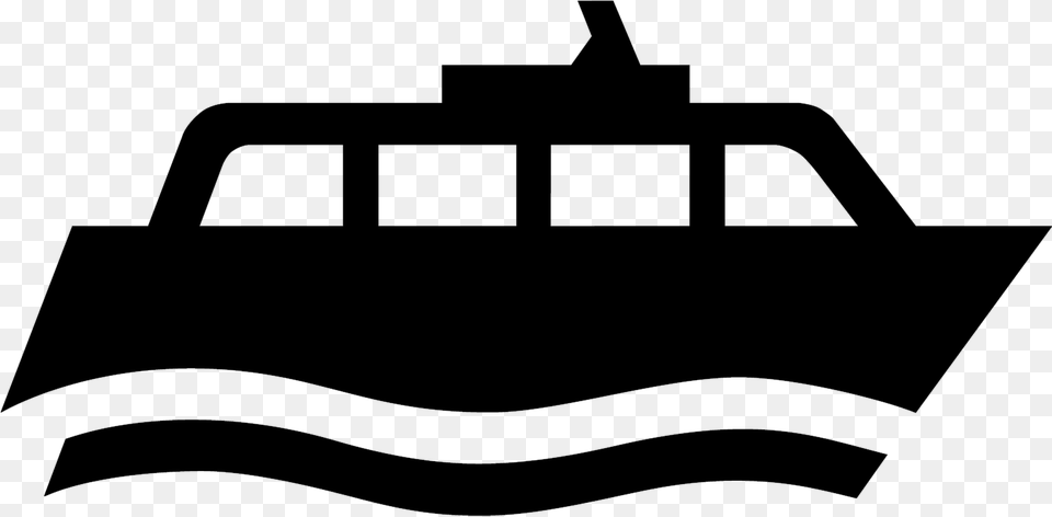 Boat Icon Plane Train Car Boat, Gray Free Png