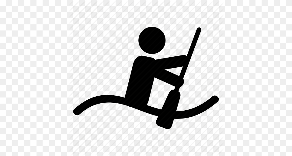 Boat Kayak Paddle Paddleboard Rowboat Sport Water Icon, Furniture, Kneeling, Person Free Transparent Png