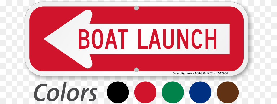 Boat Launch Left Arrow Directional Sign Valet Parking Sign, Symbol, First Aid Free Transparent Png