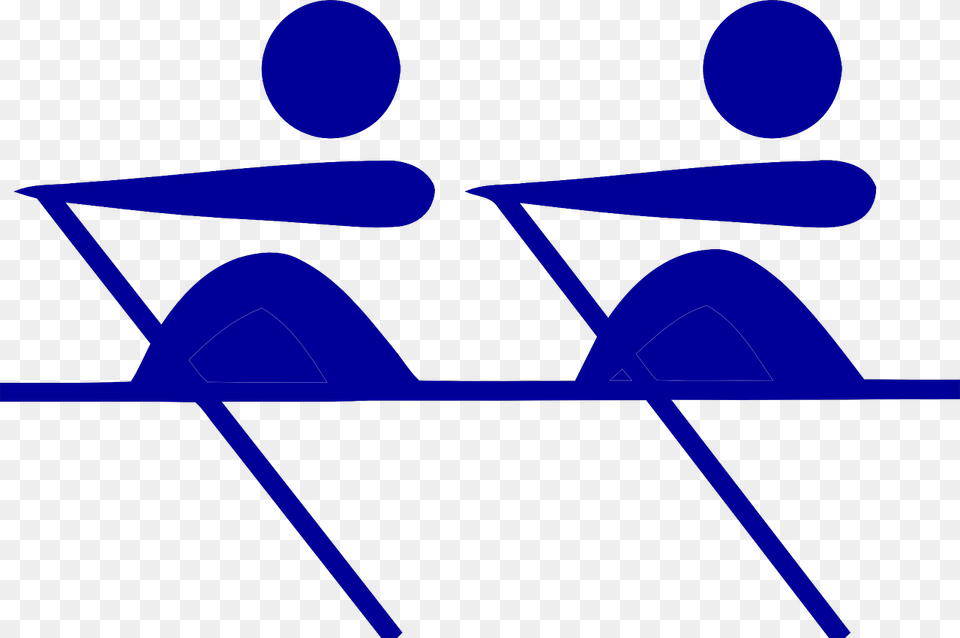 Boat Rowers Symbol Isolated Rowing Sport Boat W, Lighting, People, Person Free Png