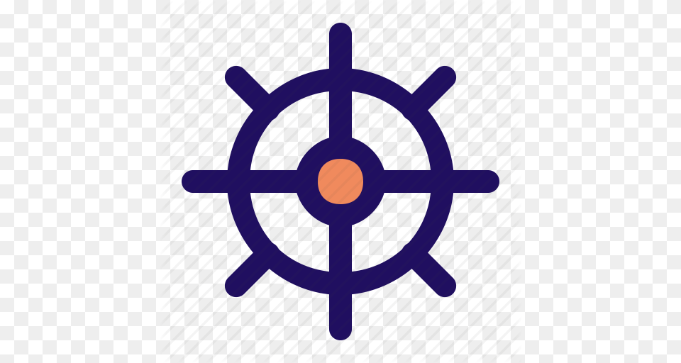 Boat Sail Ship Steer Steering Wheel Icon, Cross, Symbol, Transportation, Vehicle Free Transparent Png