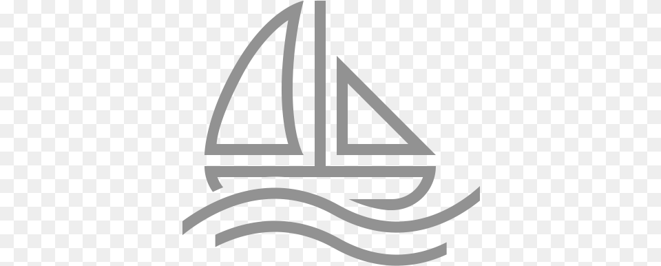 Boat Sailing Water Icon Boat Icon, Logo, Bow, Weapon, Emblem Free Png Download