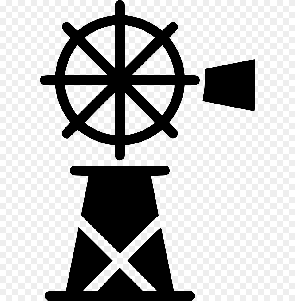 Boat Steering Wheel Icon, Symbol, Machine Png