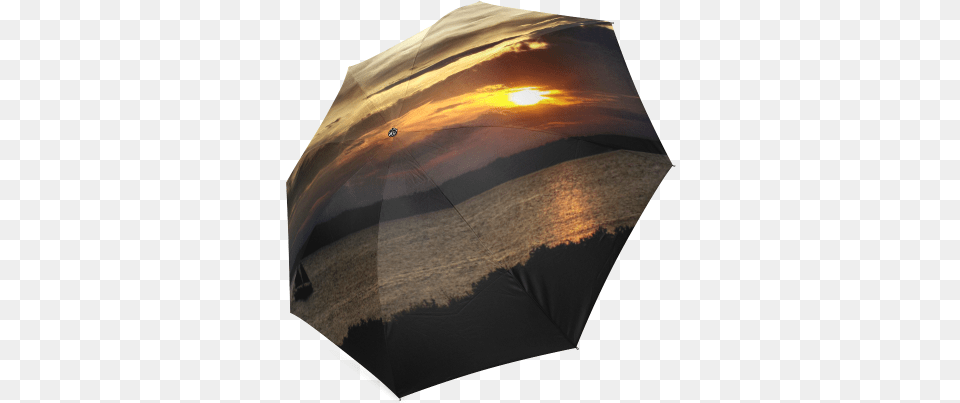 Boat Sunset Umbrella Foldable Umbrella Umbrella, Canopy Png