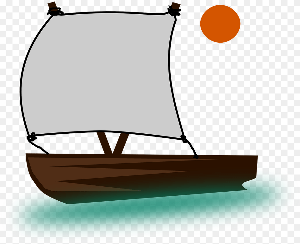 Boat Viking Sail Picture Boat Clipart Gif, Sailboat, Transportation, Vehicle, Dinghy Free Png