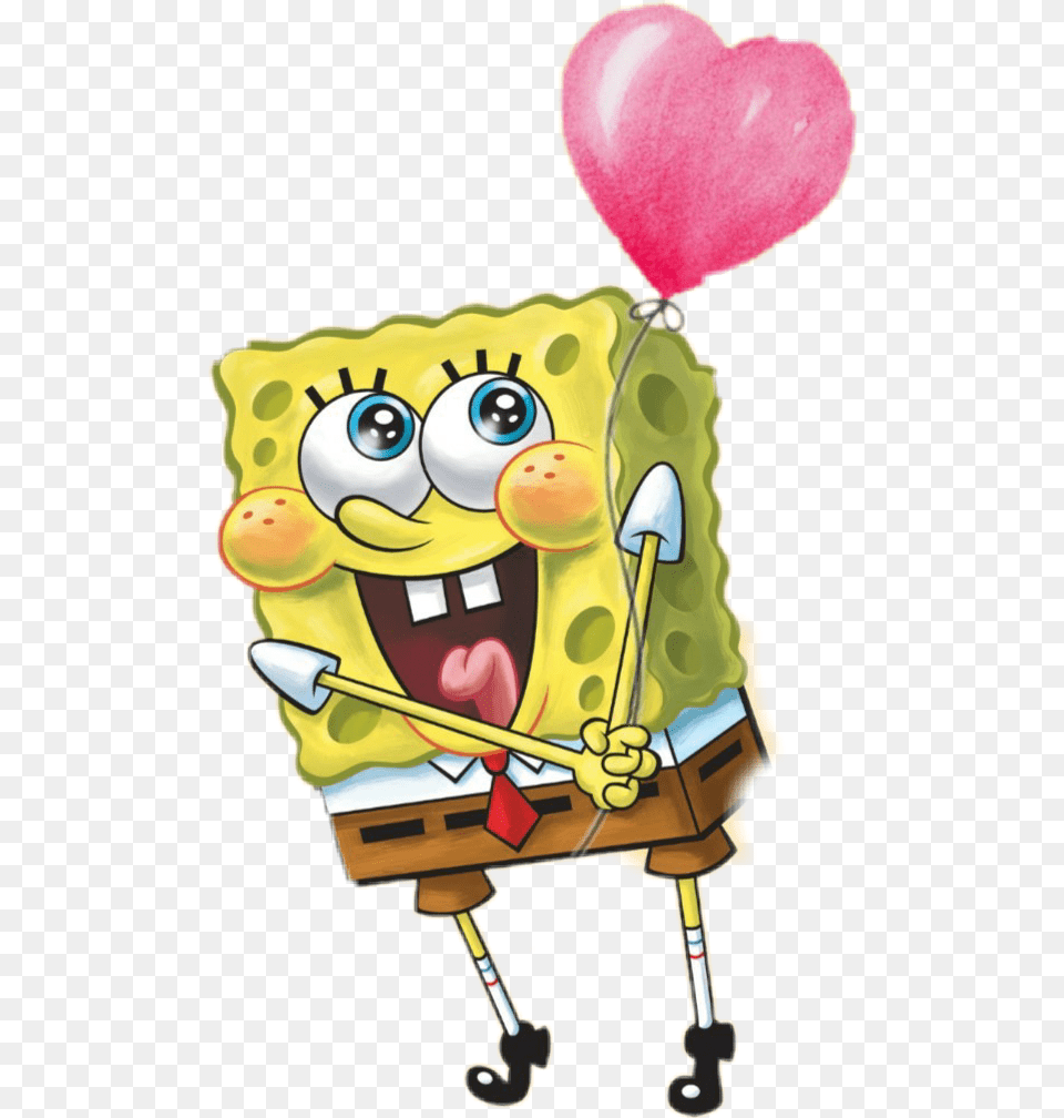 Bob Esponja Globo Amor Winner Spongebob Squarepants Cartoon Characters, Balloon, Baby, Person Free Transparent Png