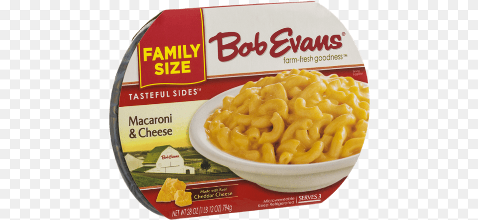 Bob Evans Family Size Mac And Cheese, Food, Macaroni, Pasta Free Png
