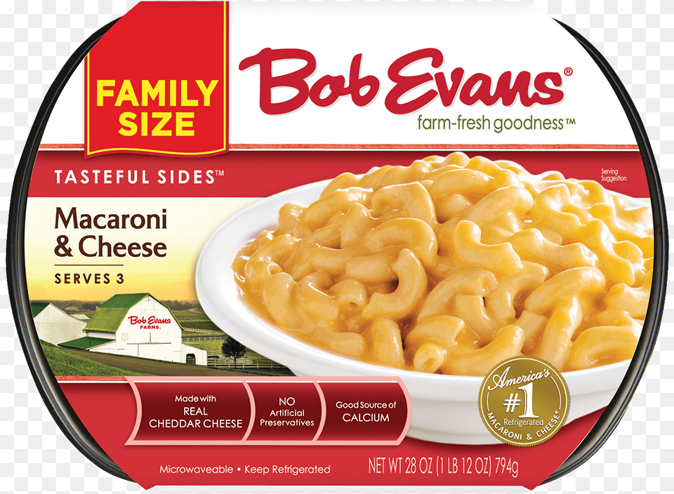 Bob Evans Family Size Macaroni Amp Cheese Bob Evans Mashed Potatoes, Food, Pasta Free Transparent Png