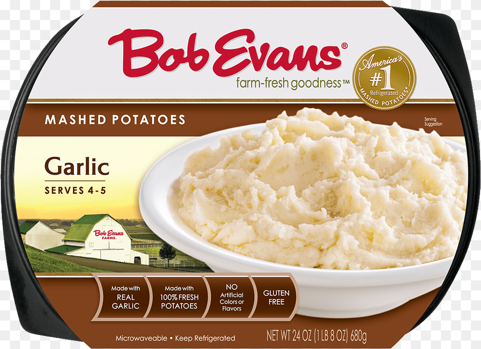 Bob Evans Garlic Mashed Potatoes Bob Evans Mashed Potatoes, Food, Mashed Potato, Cream, Dessert Free Transparent Png