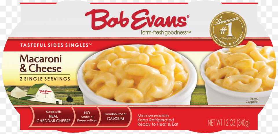 Bob Evans Macaroni And Cheese Two Singles Bob Evans Mac And Cheese Cups, Food, Pasta Png