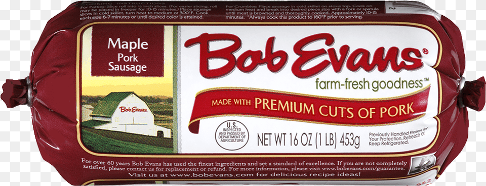 Bob Evans Maple Roll Sausage Bob Evans Original Pork Sausage, Food Free Transparent Png