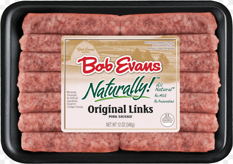 Bob Evans Naturally Original Sausage Links Bob Evans Natural Sausage Links Nutrition, Food, Meat, Pork Free Png