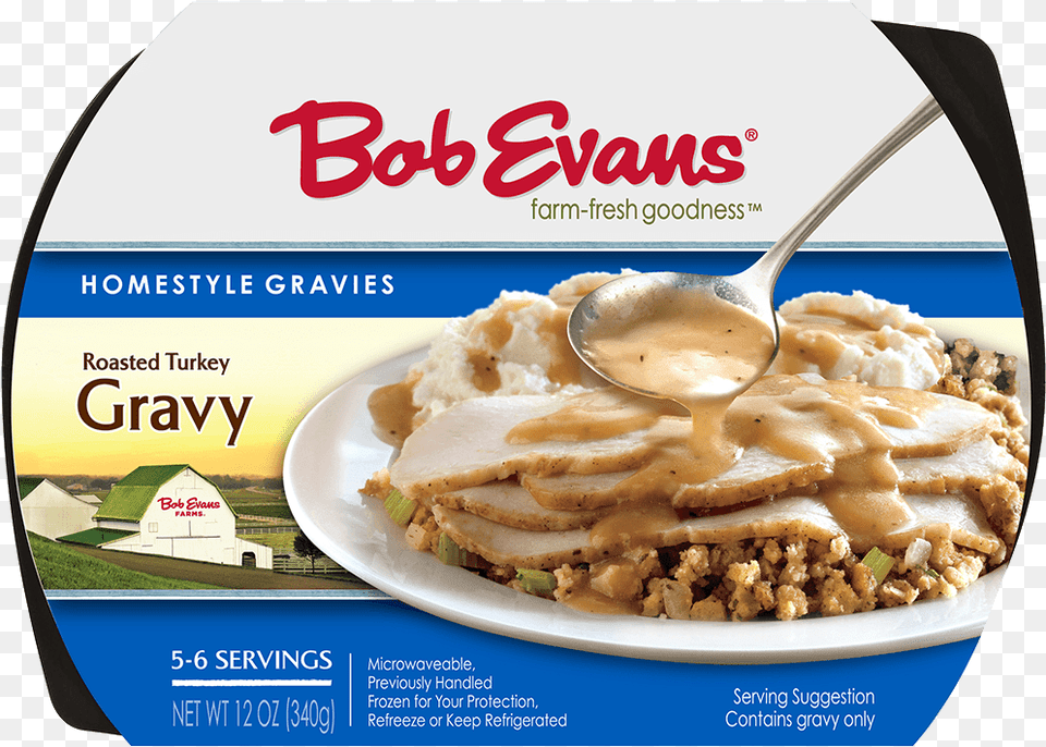 Bob Evans Roasted Turkey Gravy 12 Oz Bob Evans Mac And Cheese, Food Free Png Download