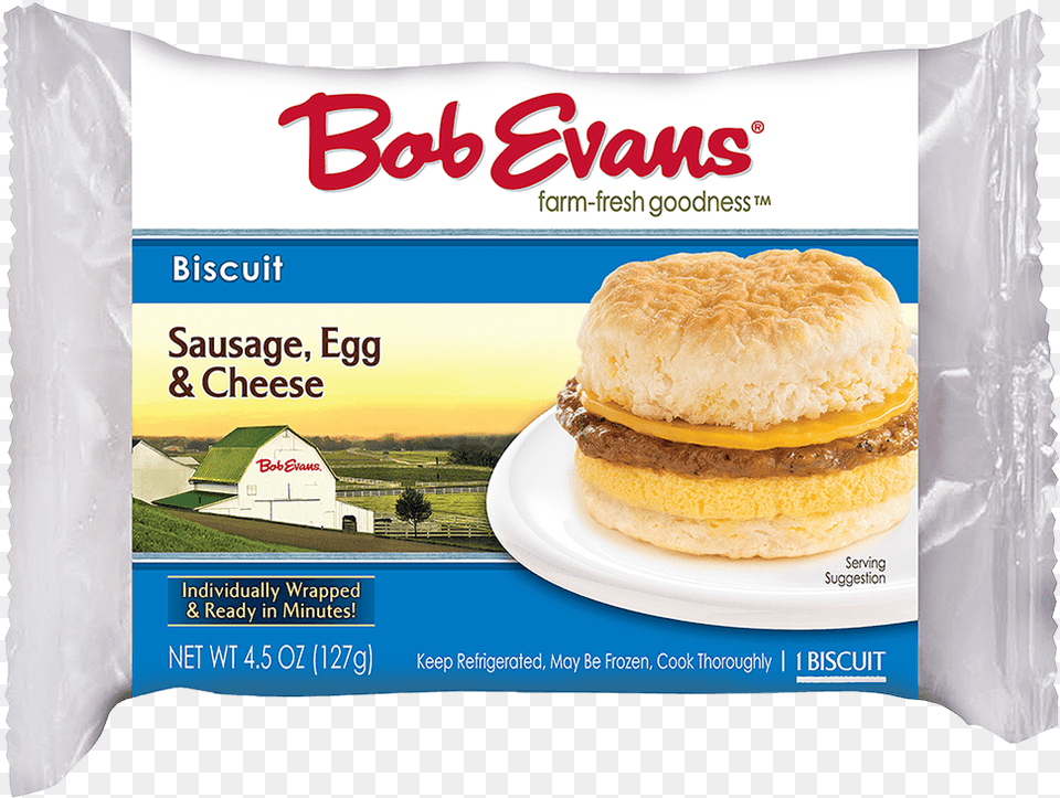 Bob Evans Single Serve Sausage Egg Amp Cheese Biscuit Bob Evans Mashed Potatoes Kroger, Burger, Food, Bread Png Image