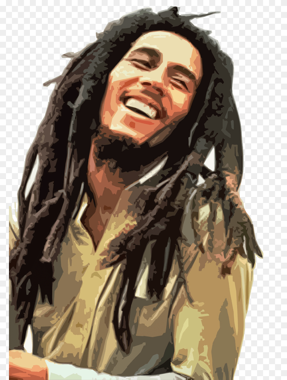 Bob Marley, Face, Happy, Head, Laughing Free Transparent Png