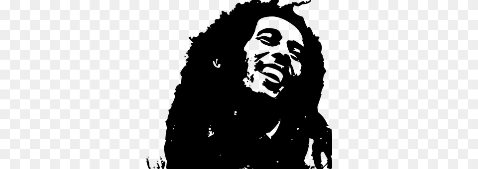 Bob Marley Gray Png Image