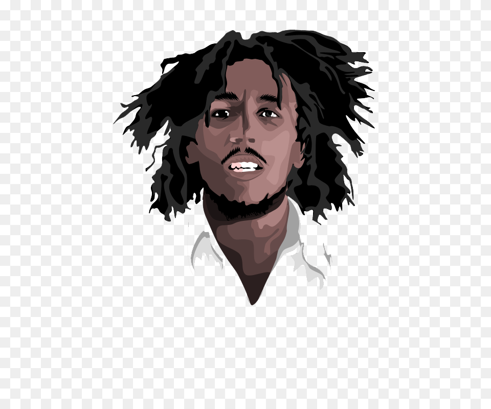 Bob Marley, Head, Portrait, Photography, Face Free Png Download