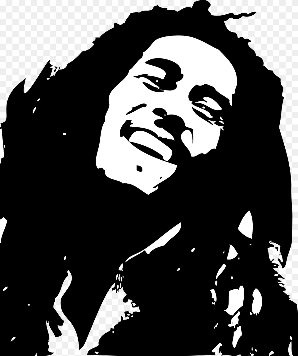 Bob Marley, Stencil, Adult, Male, Man Free Png Download