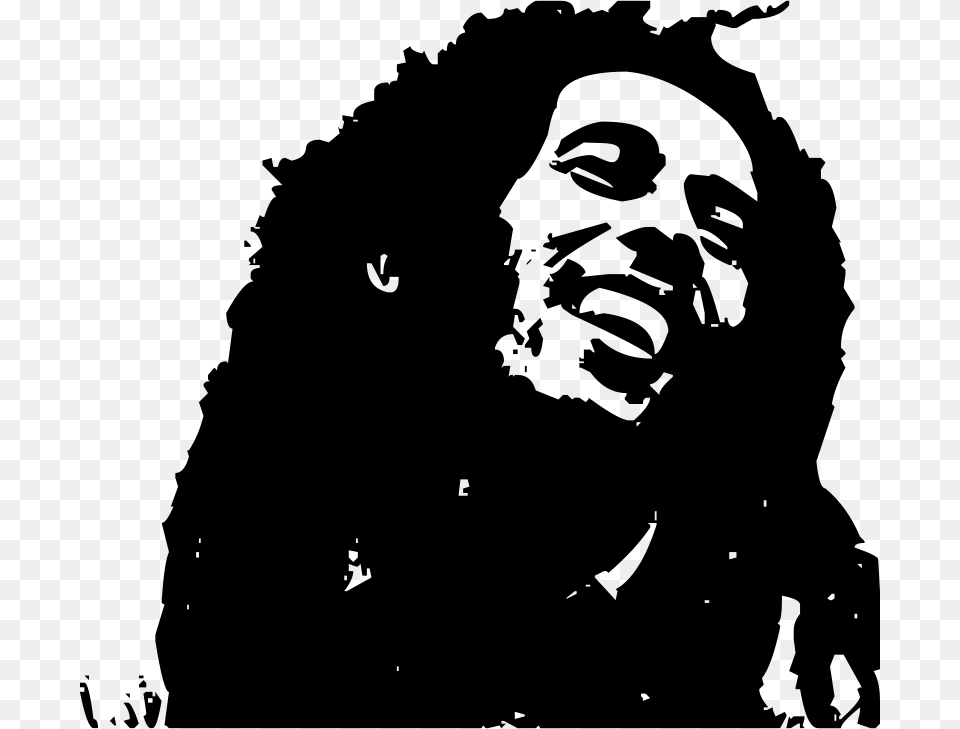 Bob Marley, Gray Free Transparent Png