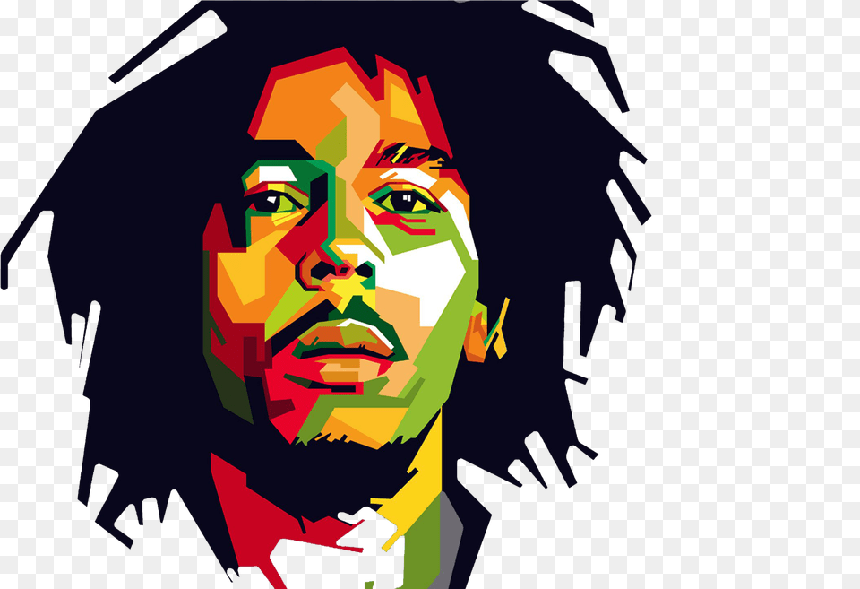 Bob Marley Bob Marley, Portrait, Art, Face, Photography Png Image