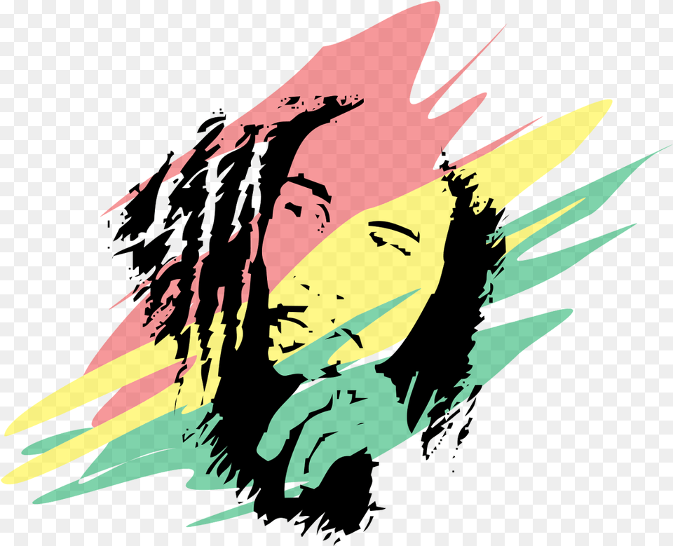 Bob Marley Colores Bob Marley Logo, Art, Graphics, Modern Art, Head Free Png Download