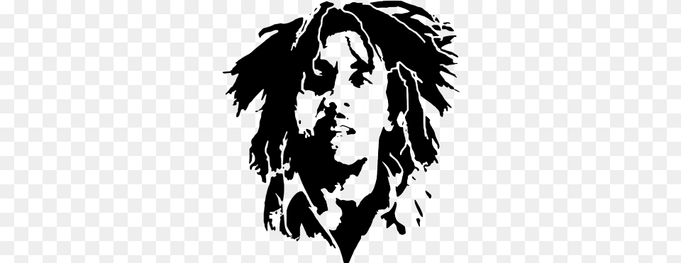 Bob Marley Image With No Background Live The Life You Love Bob Marley, Stencil, Person, Face, Head Png