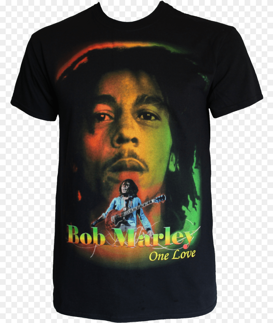 Bob Marley One Love, T-shirt, Clothing, Person, Face Free Transparent Png