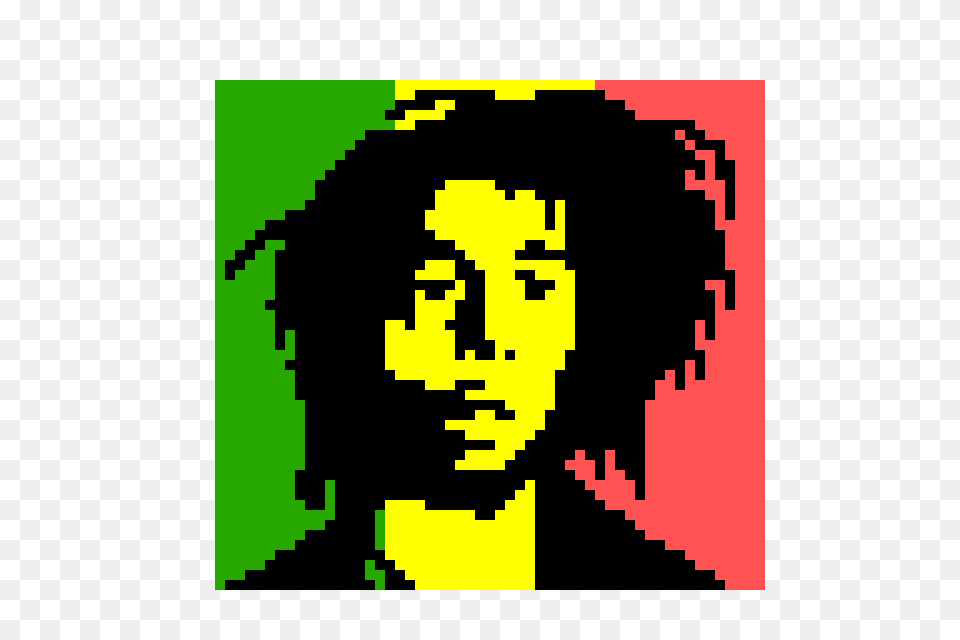 Bob Marley Pixel Art Maker, Face, Head, Person, Photography Free Png Download