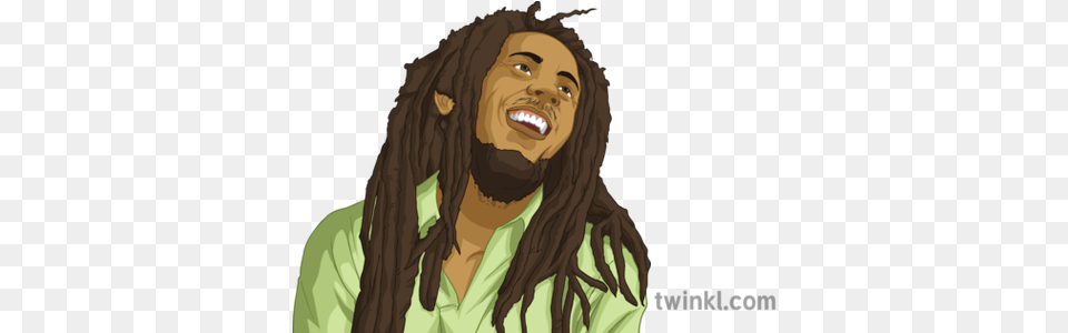 Bob Marley Portrait Musician Music Secondary Illustration Modelleri, Person, Head, Adult, Photography Png Image