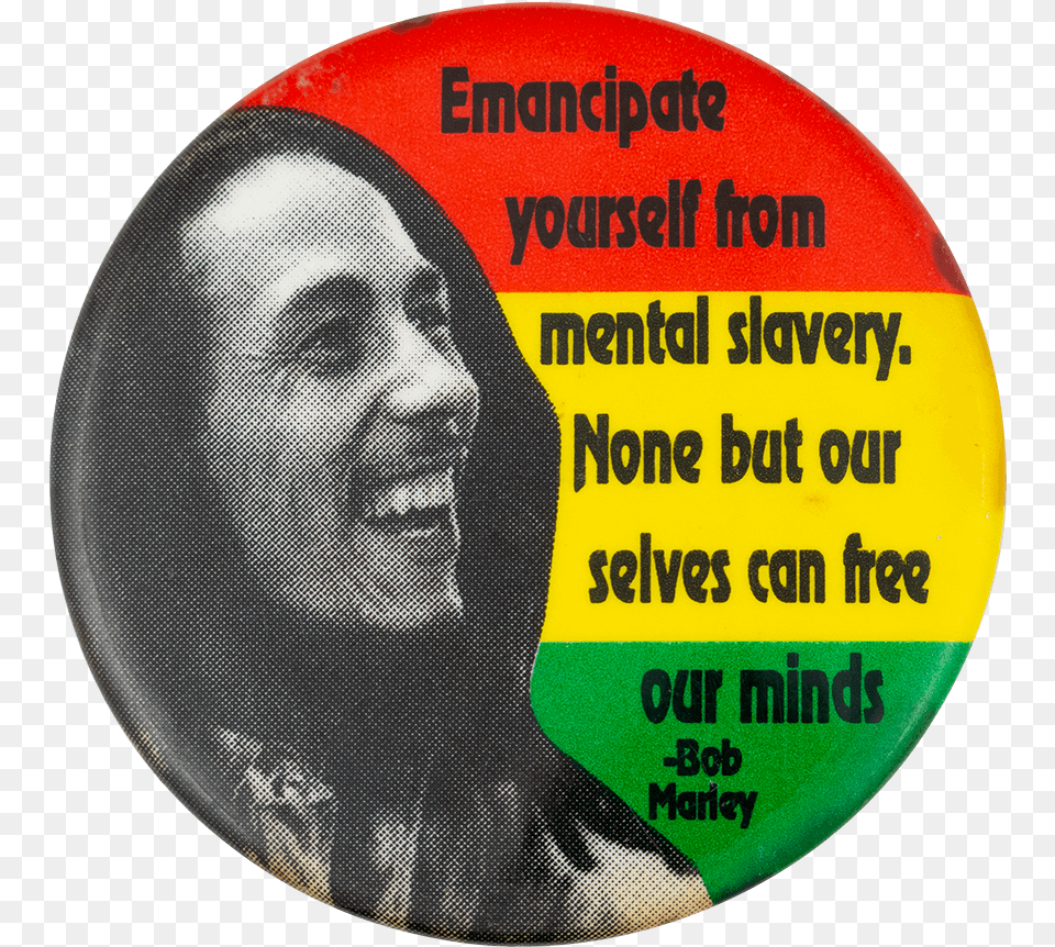 Bob Marley Quote Music Button Museum Bob Marley, Badge, Symbol, Logo, Adult Free Png Download