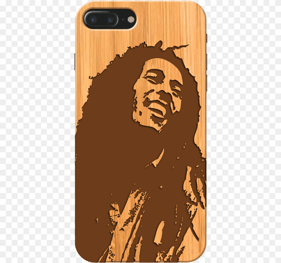 Bob Marley Wooden Phone Case Bob Marley Sticker, Wood, Mobile Phone, Electronics, Female Free Png