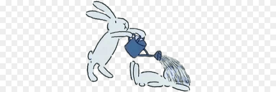 Bob Pouring Water Pouring Water On Someone Cartoon, Cleaning, Person, Animal, Rabbit Png Image