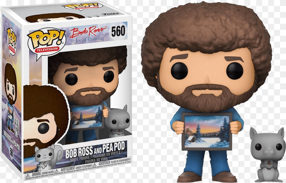 Bob Ross, Toy, Plush, Baby, Person Free Png Download