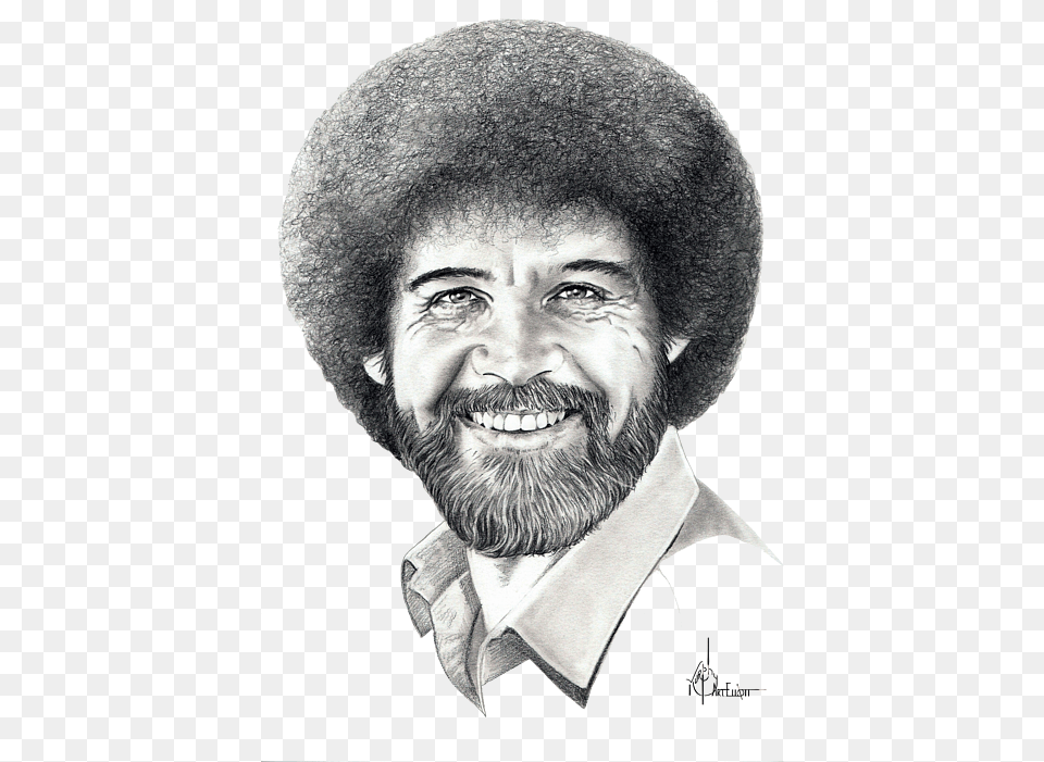 Bob Ross, Adult, Photography, Person, Man Free Png