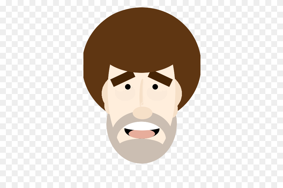 Bob Ross, Face, Head, Person, Photography Png