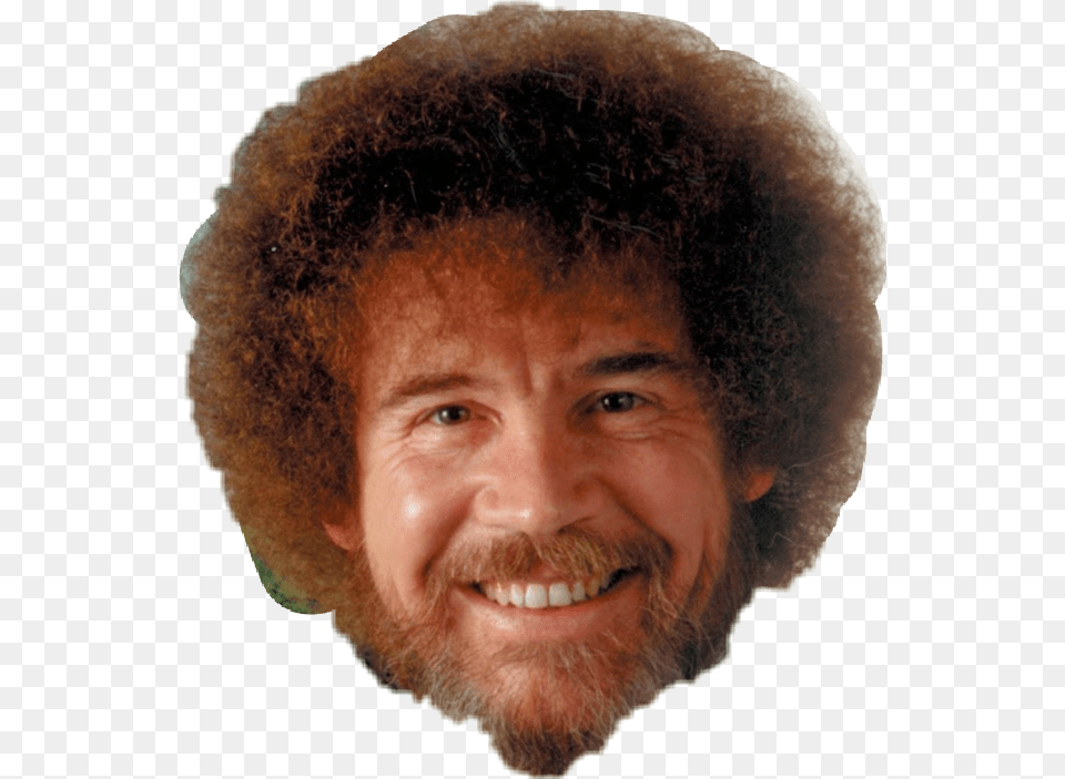 Bob Ross Hair, Adult, Smile, Portrait, Photography Free Png Download