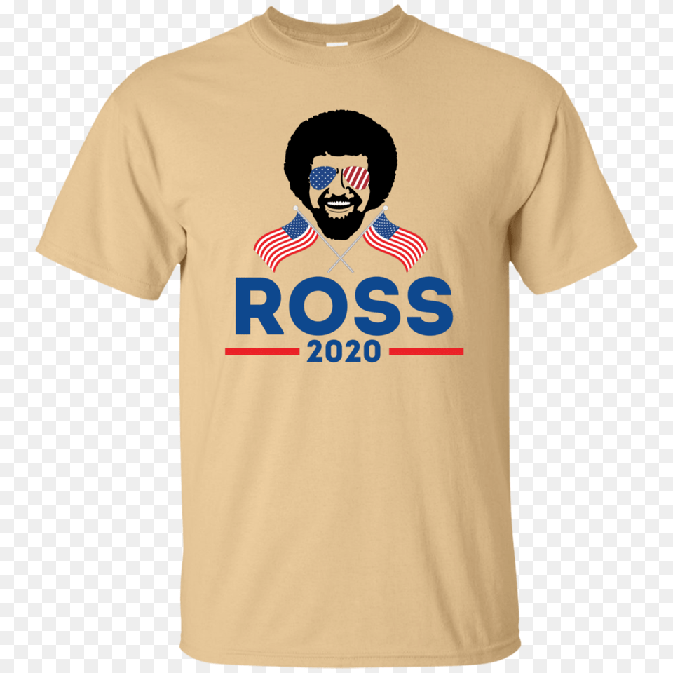 Bob Ross My Happy Little Tee, Clothing, Shirt, T-shirt, Baby Free Png