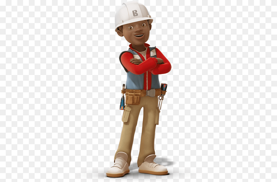 Bob The Builder 2015 Cgi Series Wikia Cartoon, Helmet, Clothing, Hardhat, Vest Png