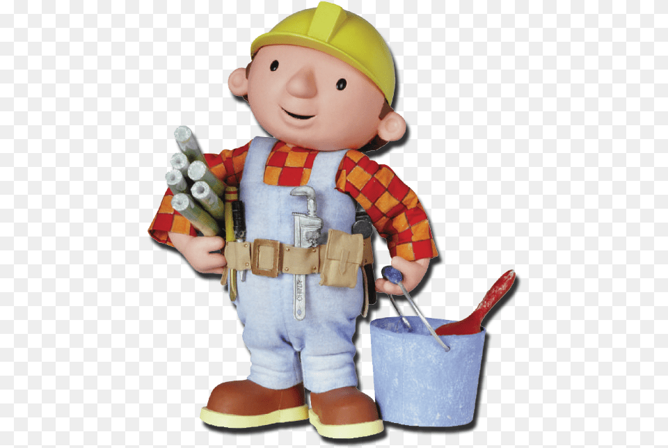Bob The Builder, Baby, Person, Doll, Toy Png