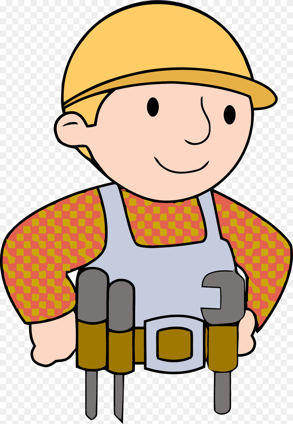 Bob The Builder Carpenter Clipart, Person, Worker, Clothing, Hardhat Png Image