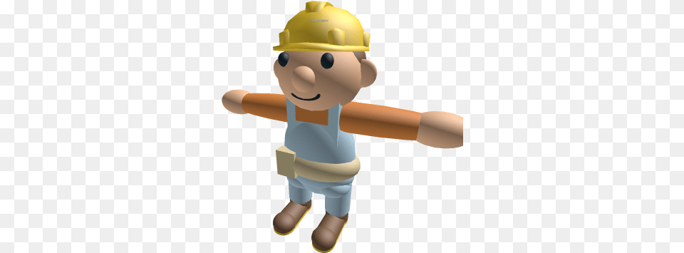 Bob The Builder I Didnt Make This Roblox Cartoon, Clothing, Hardhat, Helmet, Baby Png