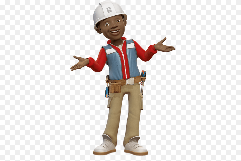 Bob The Builder Leo Transparent, Clothing, Hardhat, Helmet, Boy Free Png Download