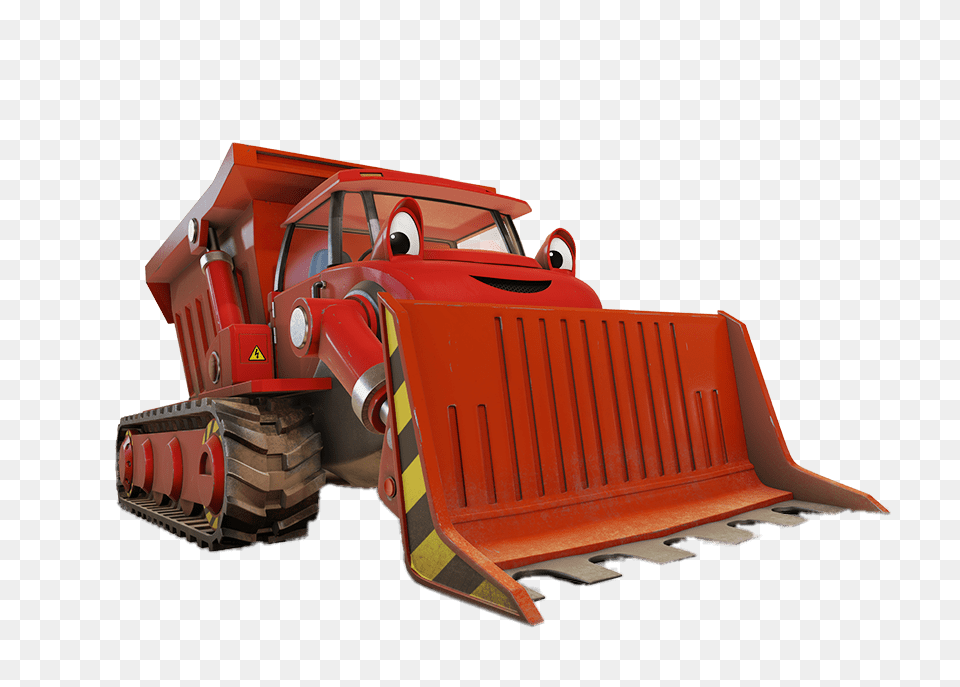 Bob The Builder Muck, Machine, Wheel, Bulldozer Png Image