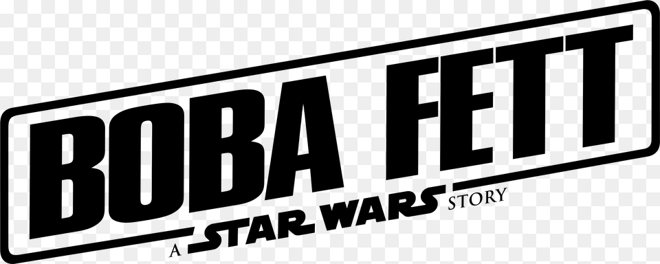 Boba Fett A Star Wars Story Logo Large Hi Res Boba Fett Logo, Gray Free Png