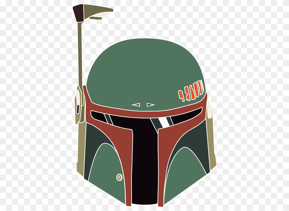 Boba Fett Helmet Color Vinyl Decal Collectors Heaven, Clothing, Shorts Free Transparent Png