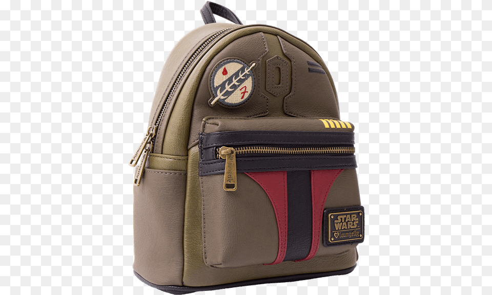 Boba Fett Helmet Star Wars Boba Fett Loungefly Mini Backpack, Accessories, Bag, Handbag, Purse Free Png