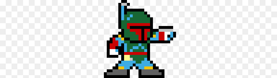 Boba Fett Idle Pixel Art Maker, First Aid, Robot Png Image