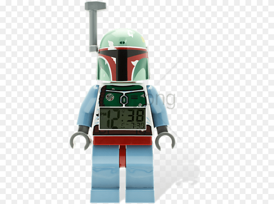 Boba Fett Lego Clock Image With Background Boba Fett Lego Clock, Robot, Gas Pump, Machine, Pump Free Transparent Png