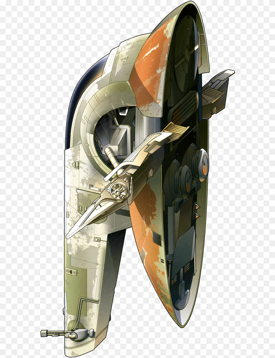 Boba Fett Ship, Aircraft, Spaceship, Transportation, Vehicle Free Png Download