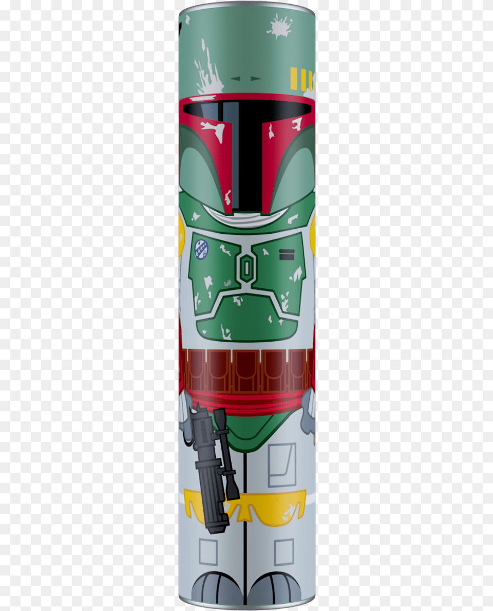 Boba Fett Star Wars Mimopowertube 2600mah Portable Superhero, Emblem, Symbol, Can, Tin Free Transparent Png